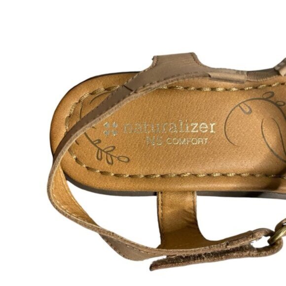 Naturalizer Women’s Janessa Flat Sandal in Gingersnap - Picture 3 of 7